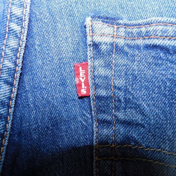 Levi's Premium 511 Big E Casual Denim Blue 5 Pocket Faded Jeans Size 31x32 - Picture 11 of 12
